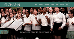 Desktop Screenshot of chapin.edu