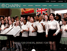 Tablet Screenshot of chapin.edu